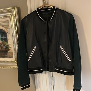 Rag and Bone Alix Paneled Suede & Leather Jacket